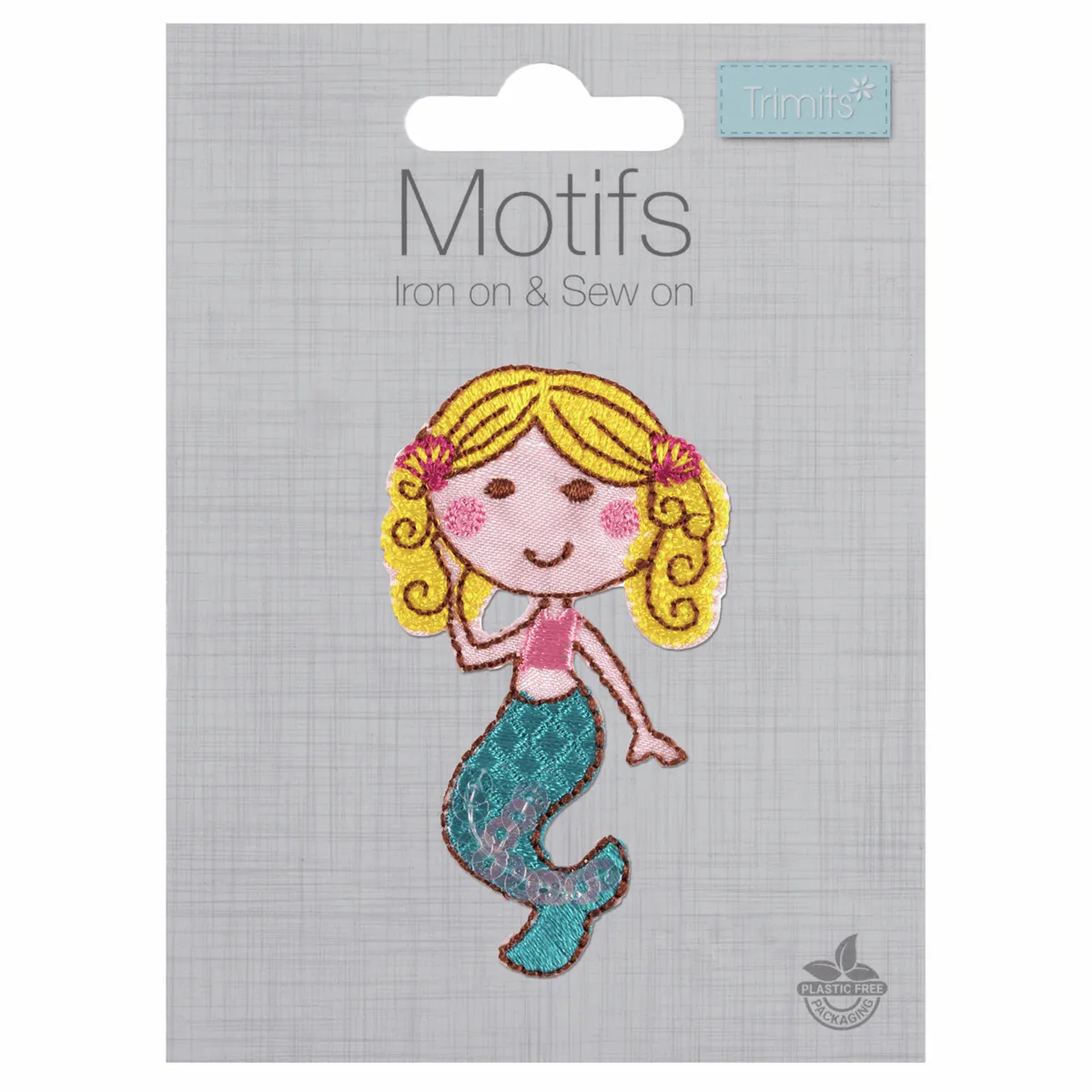 Iron-On/Sew On Motif Patch - Mermaid