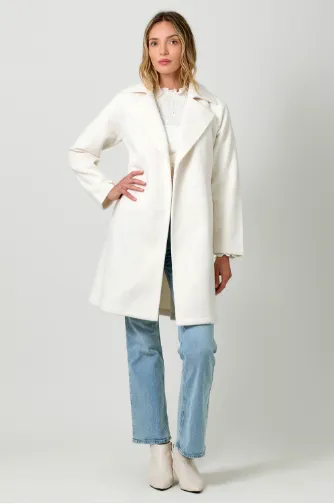 Lapel Collar Robe Coat