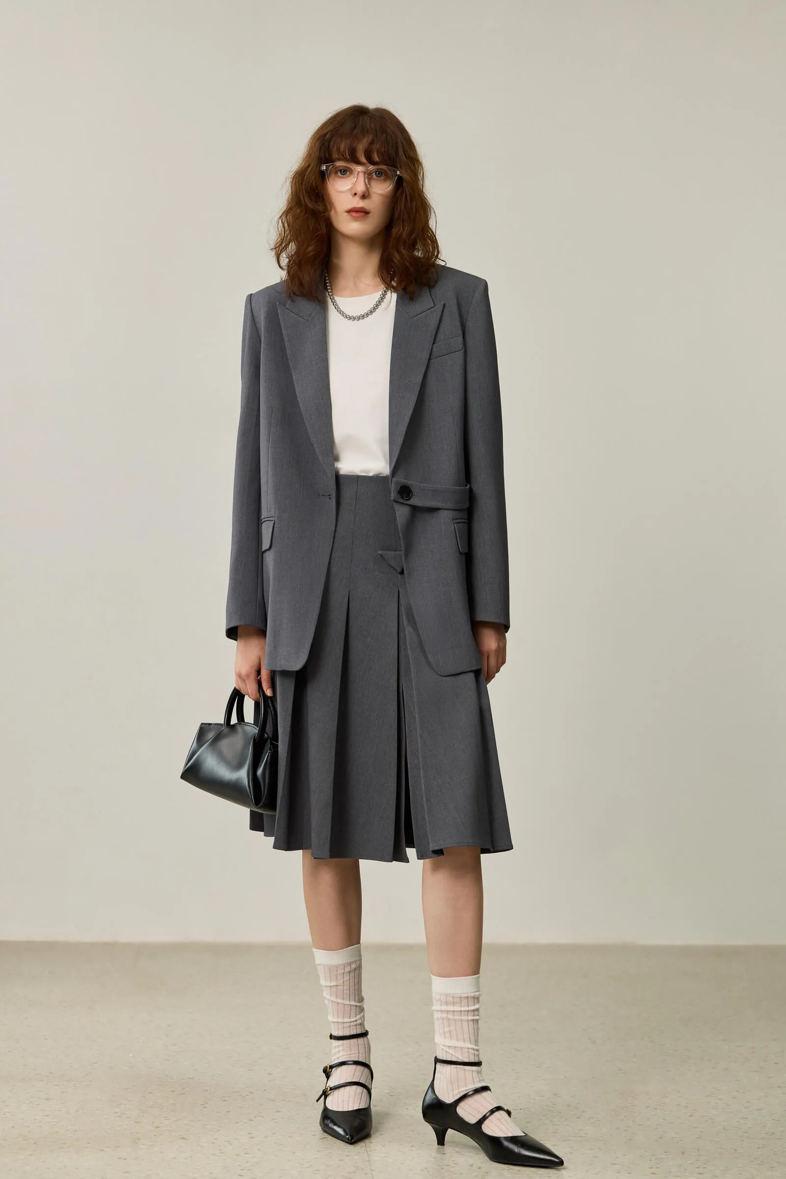 LILY Grey Suit Jacket