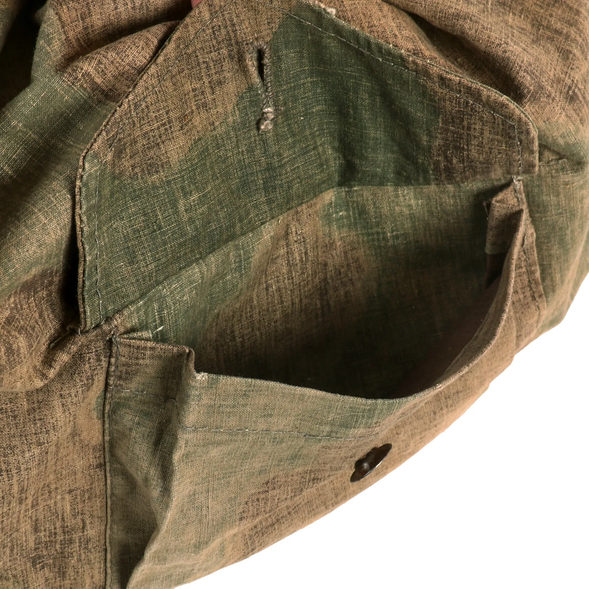Original German WWII M41 Tornister Made from Italian Camouflage