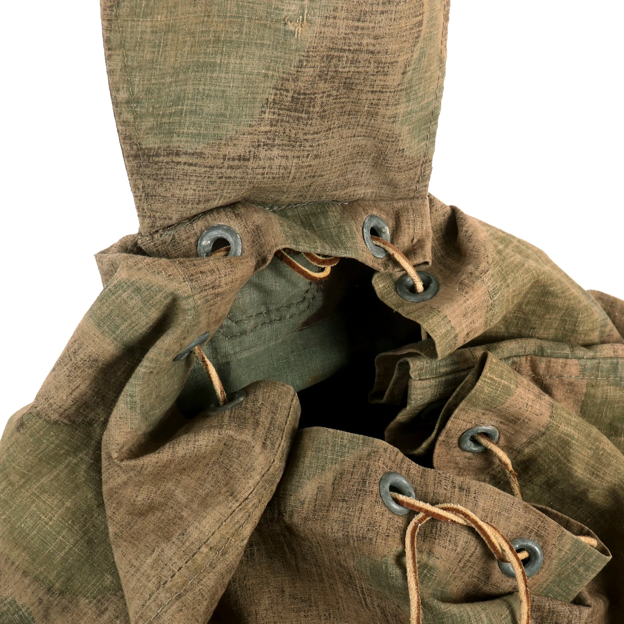 Original German WWII M41 Tornister Made from Italian Camouflage