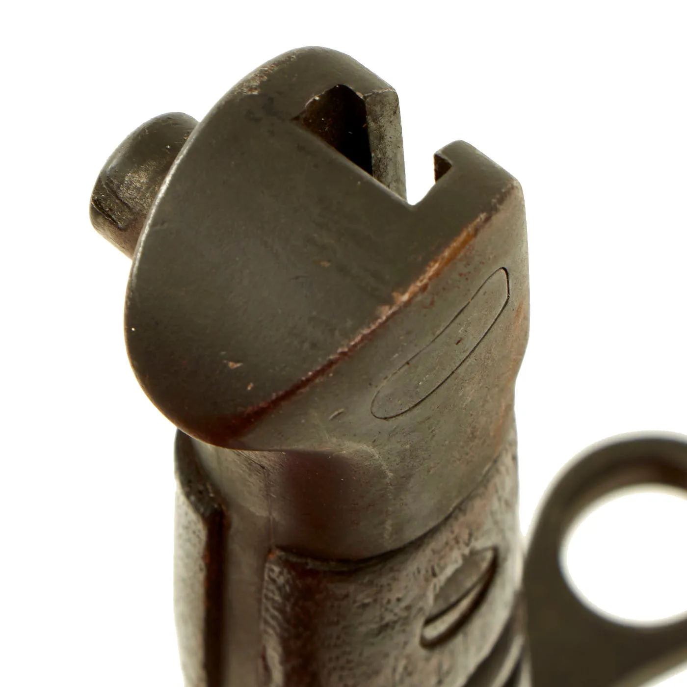 Original U.S. WWI M1917 Enfield British P1913 Overstamp Bayonet by Remington with M1917 Trench Gun Fiberglass Scabbard
