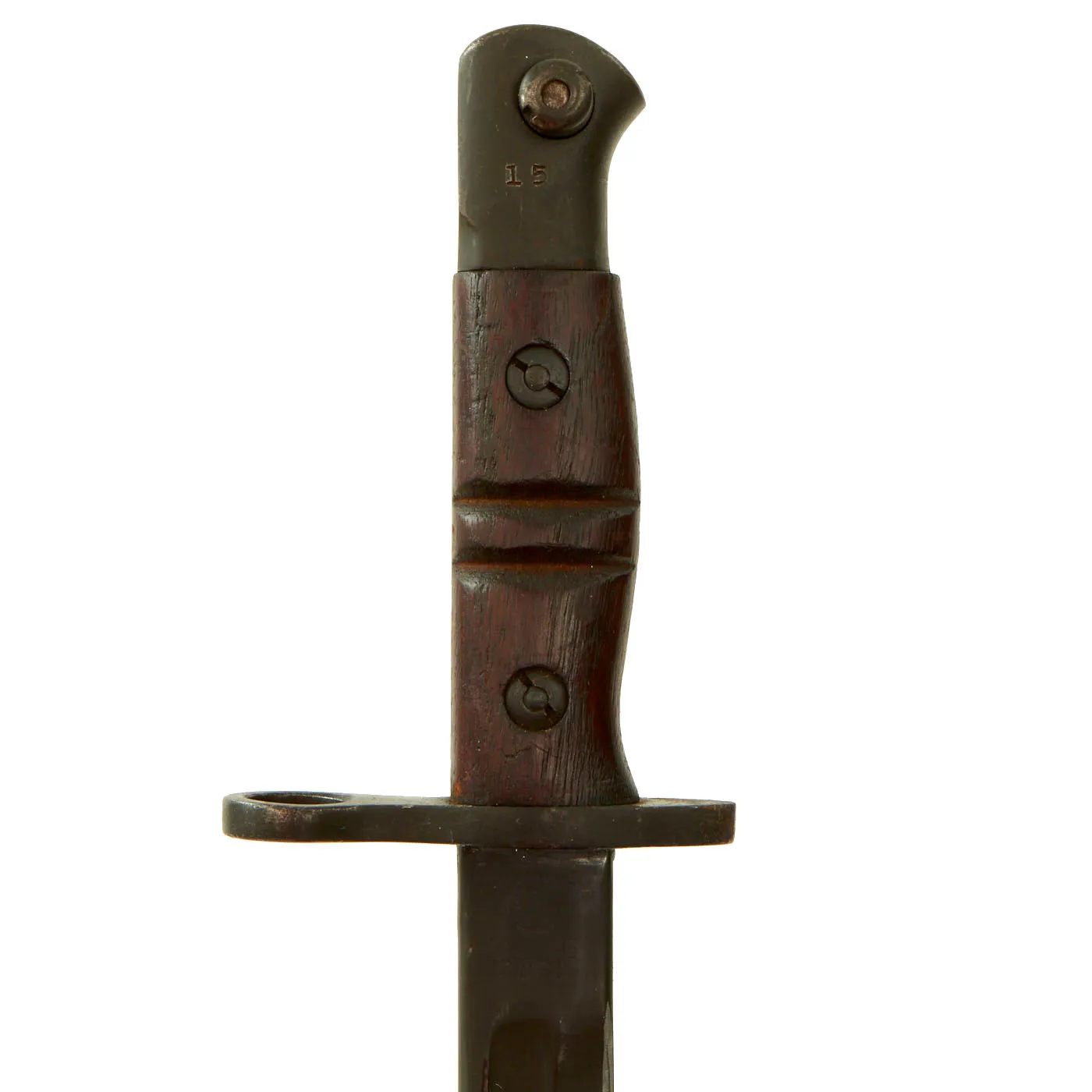 Original U.S. WWI M1917 Enfield British P1913 Overstamp Bayonet by Remington with M1917 Trench Gun Fiberglass Scabbard