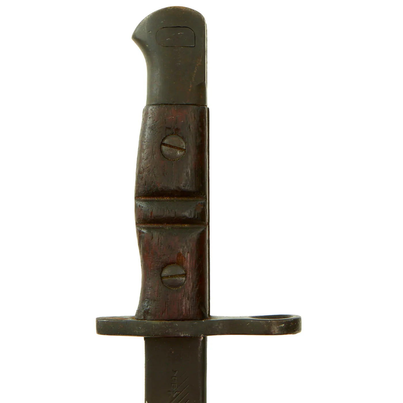 Original U.S. WWI M1917 Enfield British P1913 Overstamp Bayonet by Remington with M1917 Trench Gun Fiberglass Scabbard