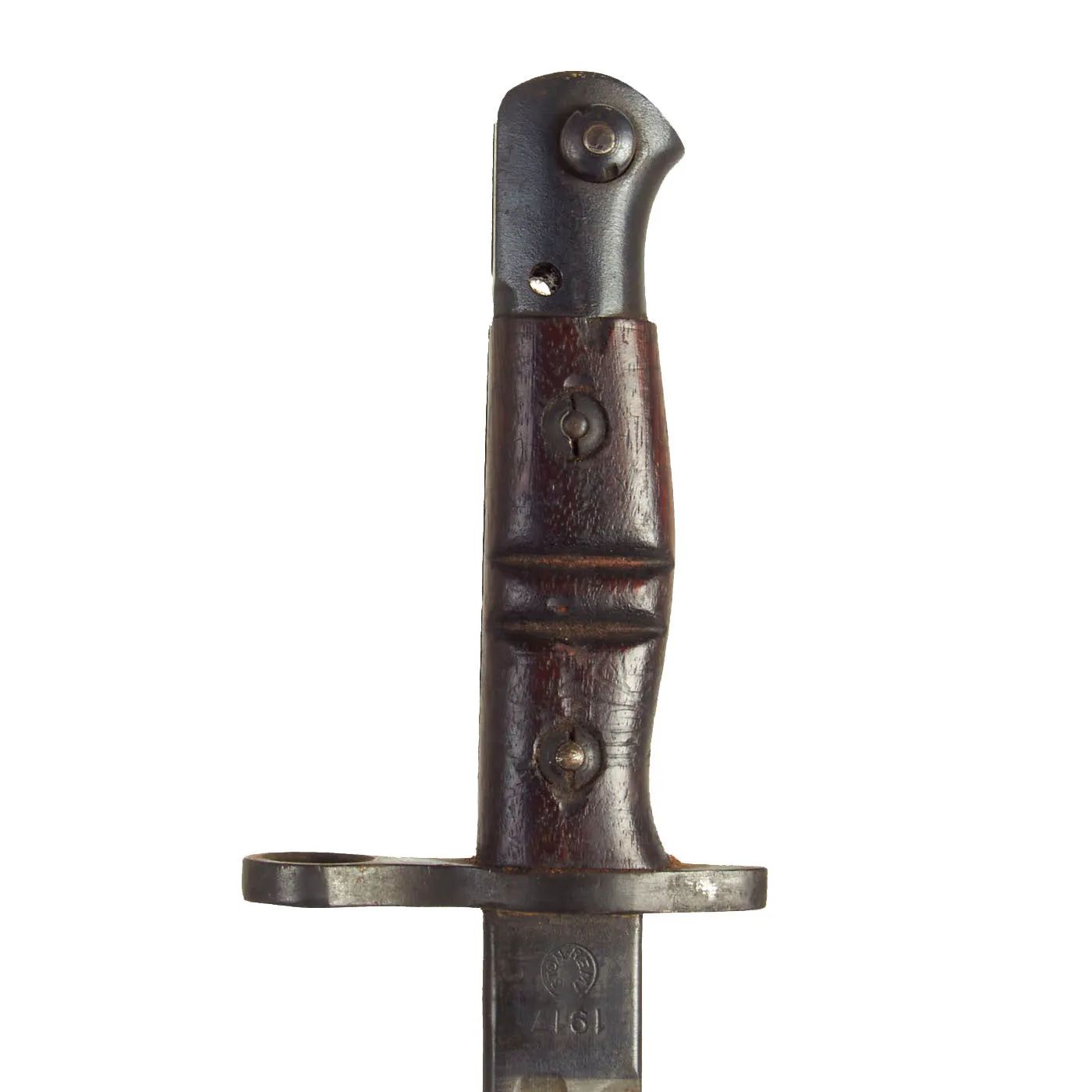 Original U.S. WWI M1917 Trench Gun Bayonet by Remington with First Pattern Scabbard by Jewell