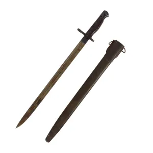 Original U.S. WWI M1917 Trench Gun Bayonet by Remington with First Pattern Scabbard by Jewell