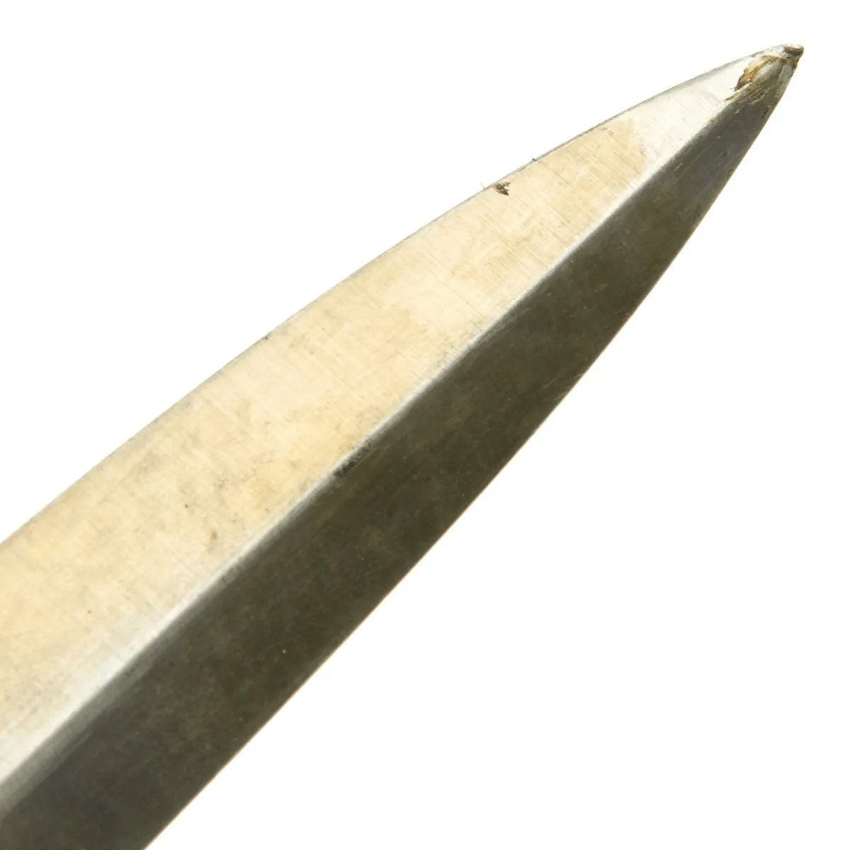 Original U.S. WWI Model 1918 Mark I Trench Knife by AU LION with Steel Scabbard - Very Good Condition