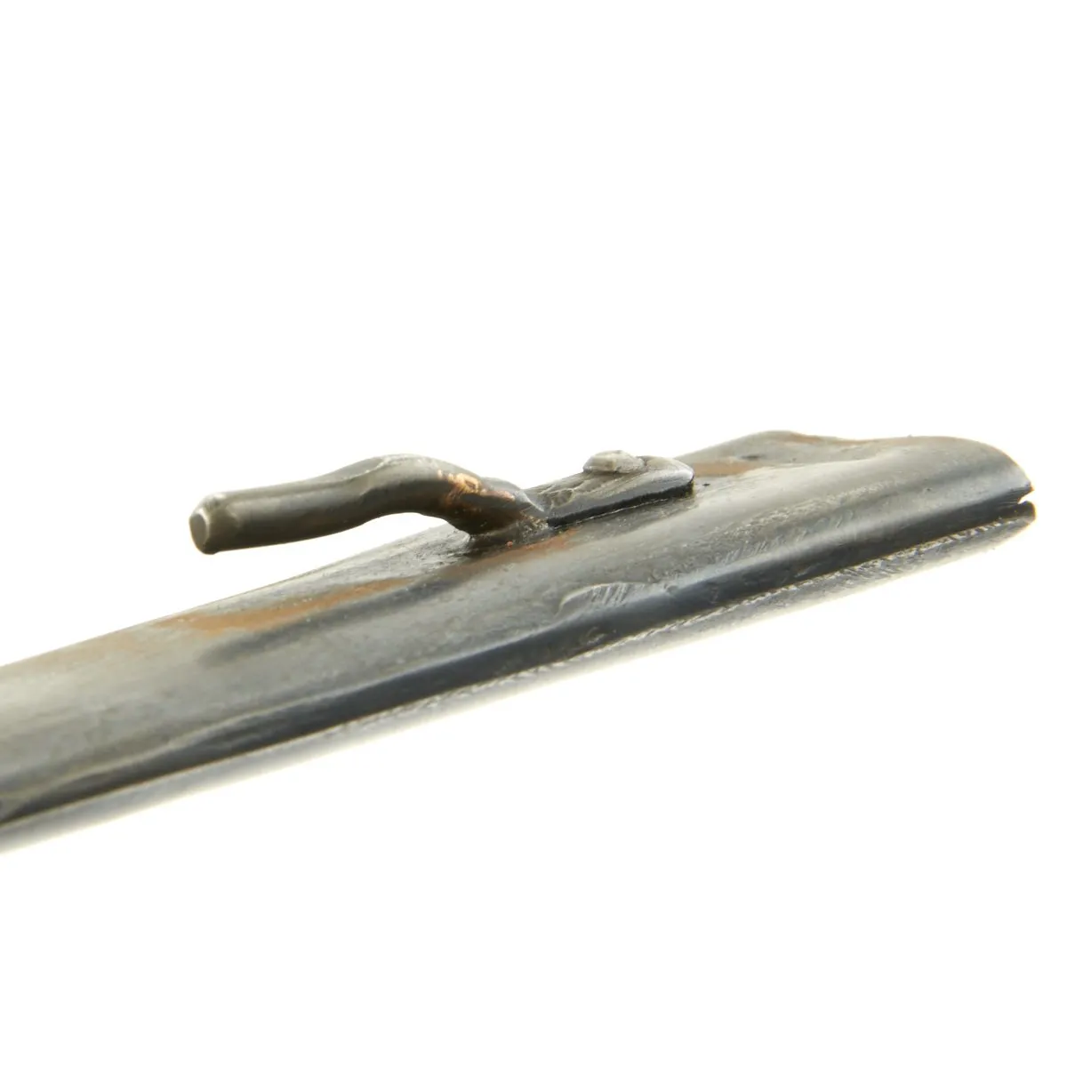 Original U.S. WWI Model 1918 Mark I Trench Knife by AU LION with Steel Scabbard - Very Good Condition