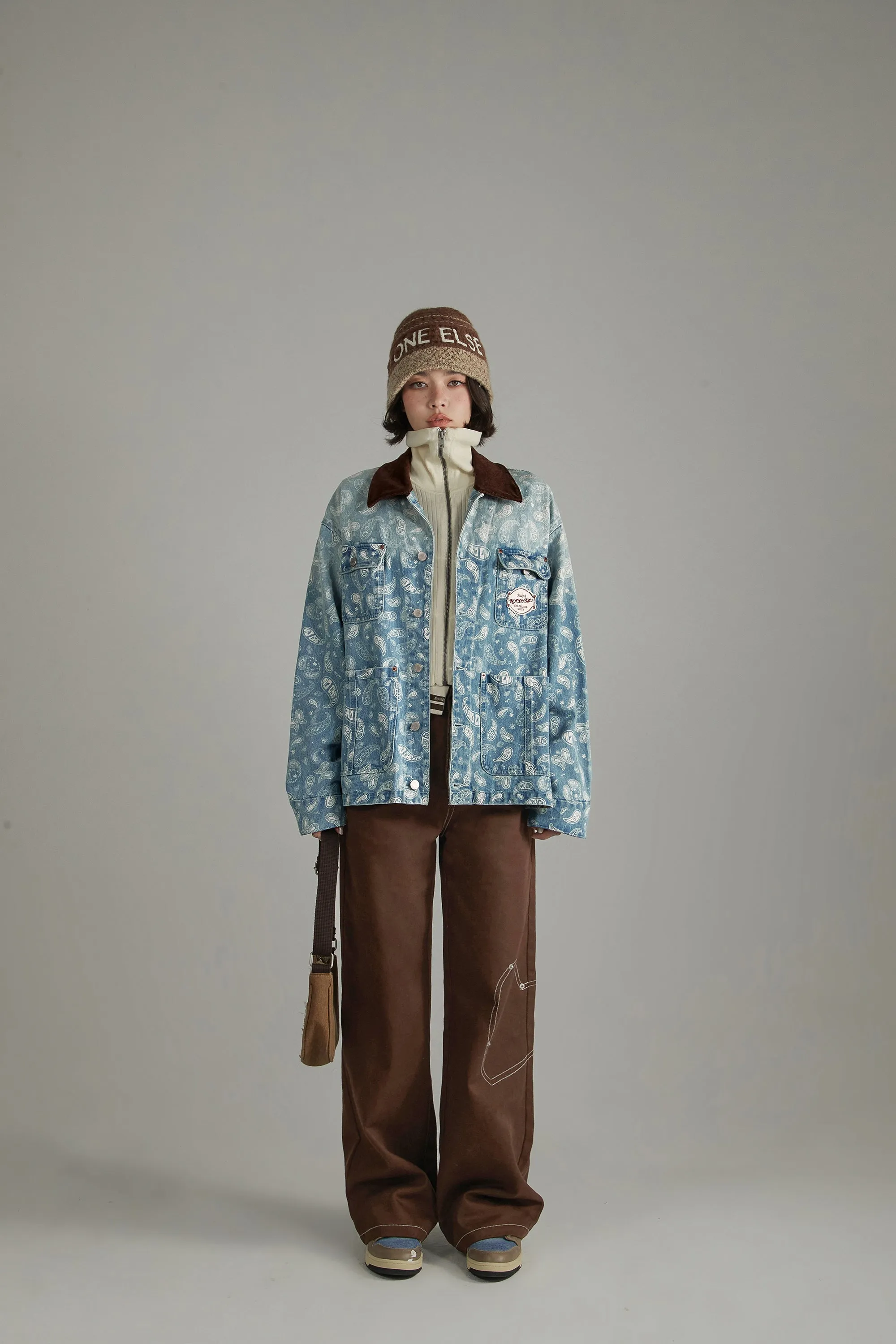 Paisley Pocket Denim Jacket