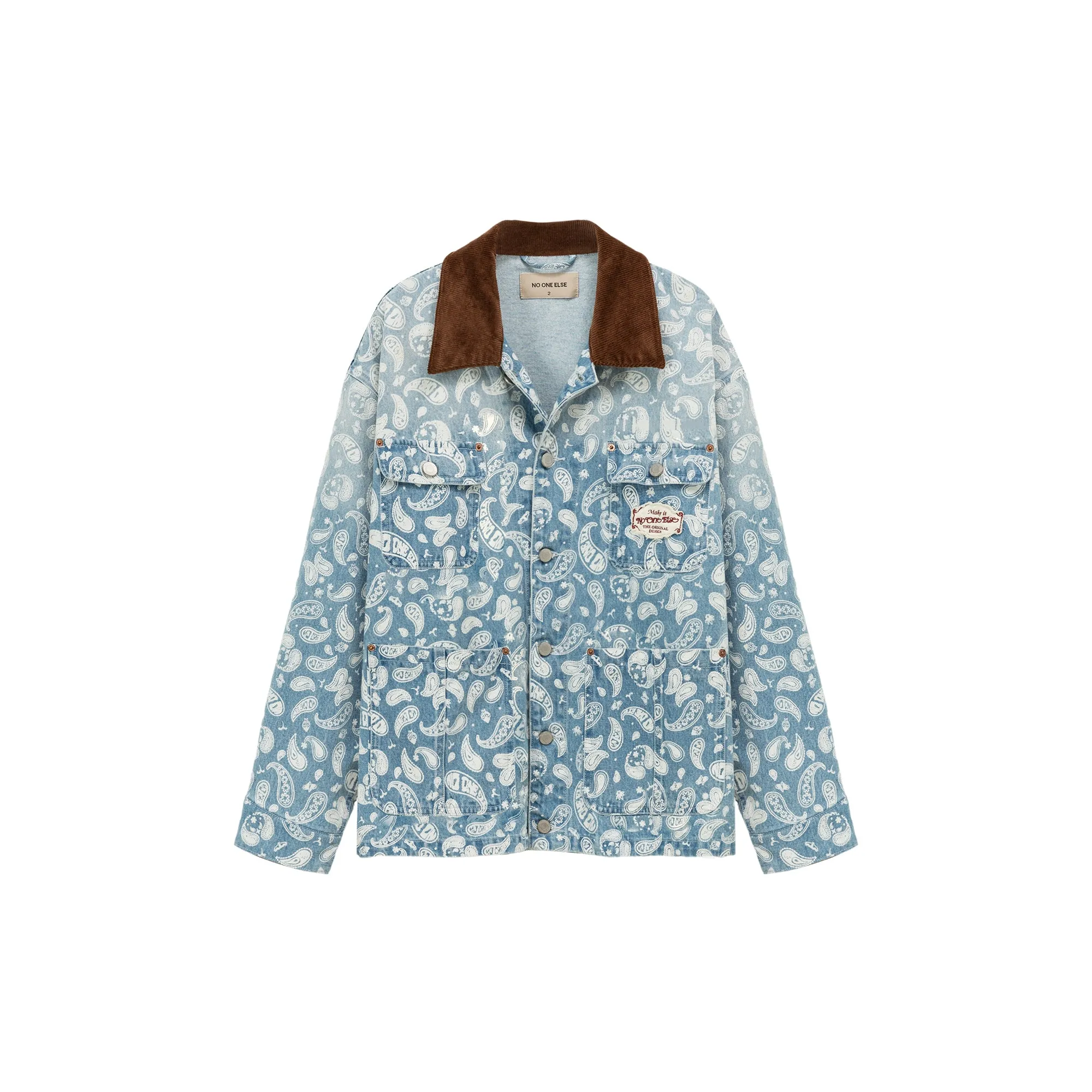 Paisley Pocket Denim Jacket