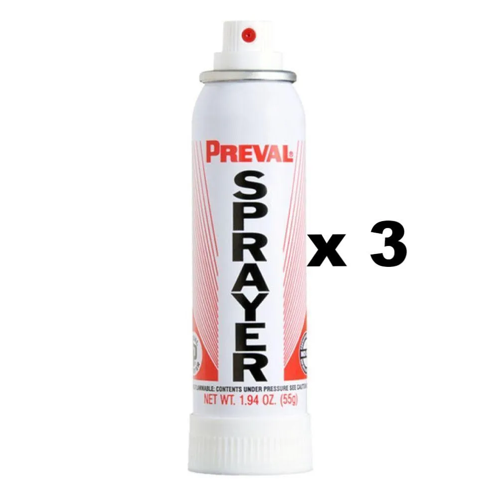 Preval Replacement Compressor Power Unit Paint Spray Sprayer Gun 55g x 3