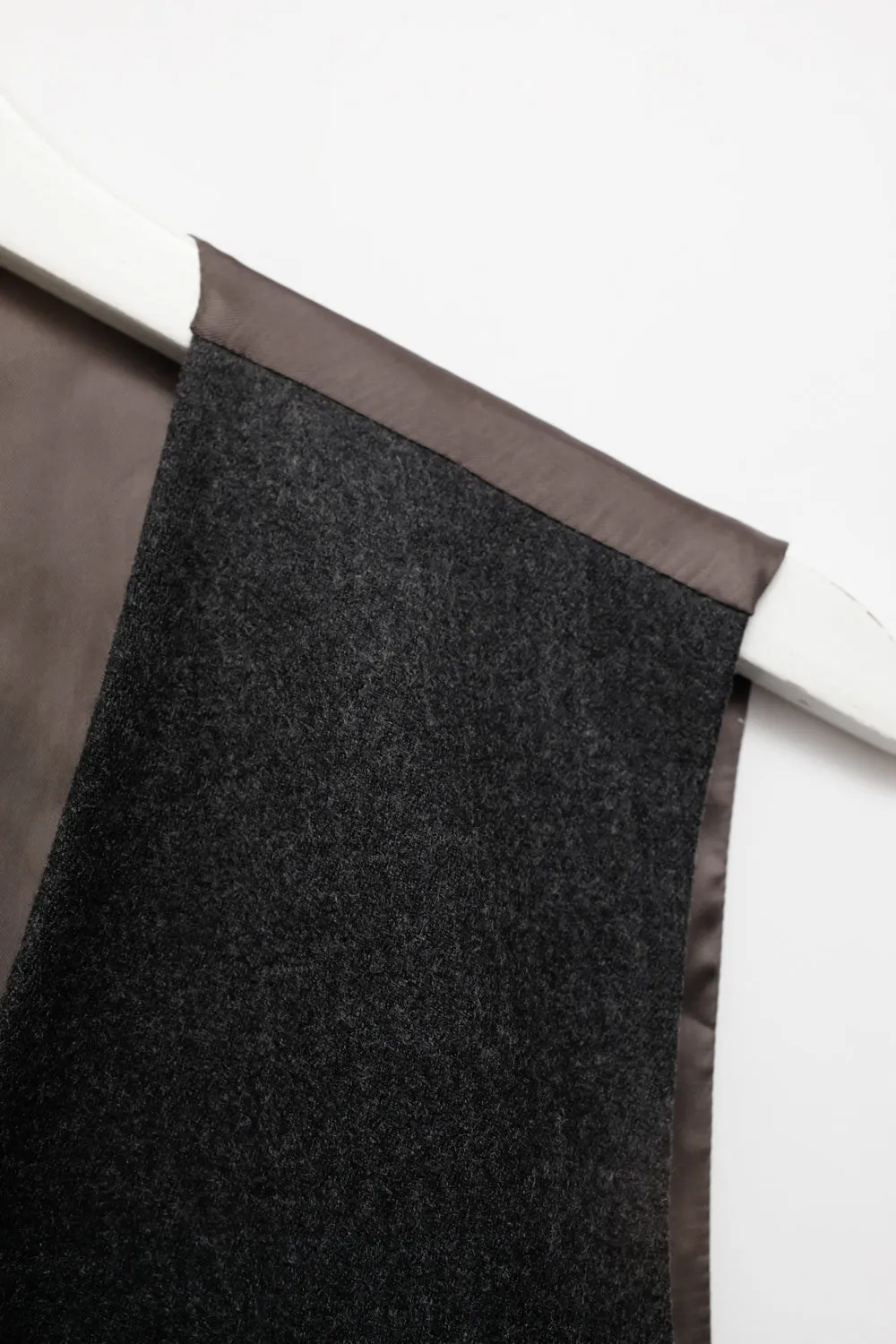 WOOL GREY VINTAGE SUIT VEST